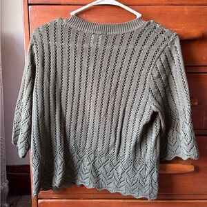 medium green united states sweater